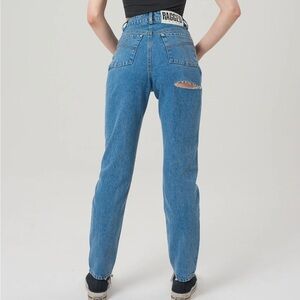 Ragged Cutout Jeans